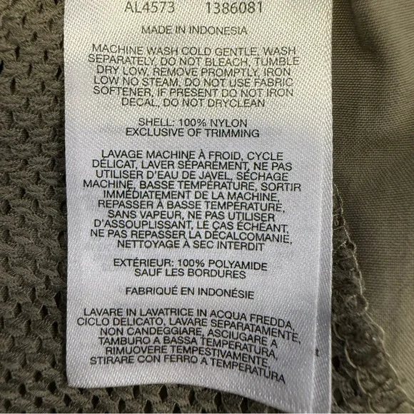 Columbia Olive Green Nylon Outdoor Shorts Quick Dry Medium - Picture 7 of 10